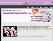 Tablet Screenshot of fleurdetease.com